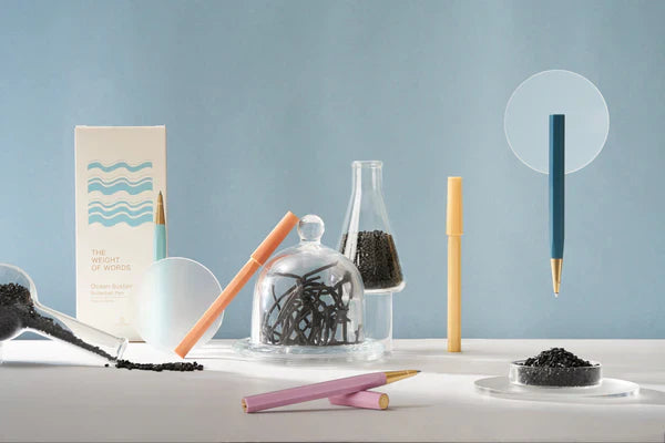 YStudio Glamour Evolve - Ocean Sustainable Rollerball Pen - Sea Indigo