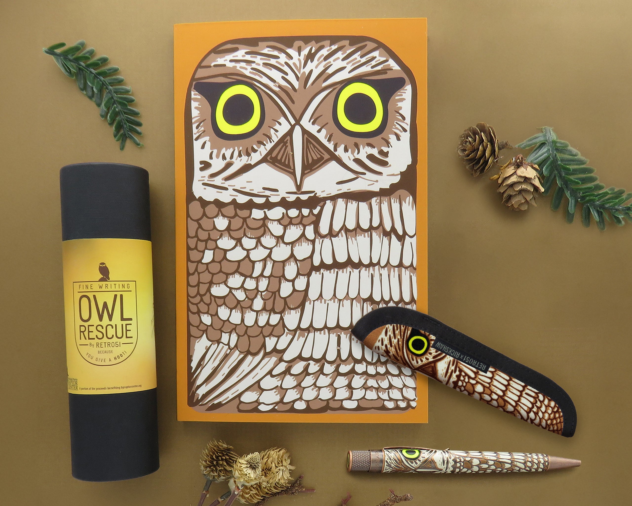 Retro51 Tornado™ Owl Rescue Ballpoint Pen