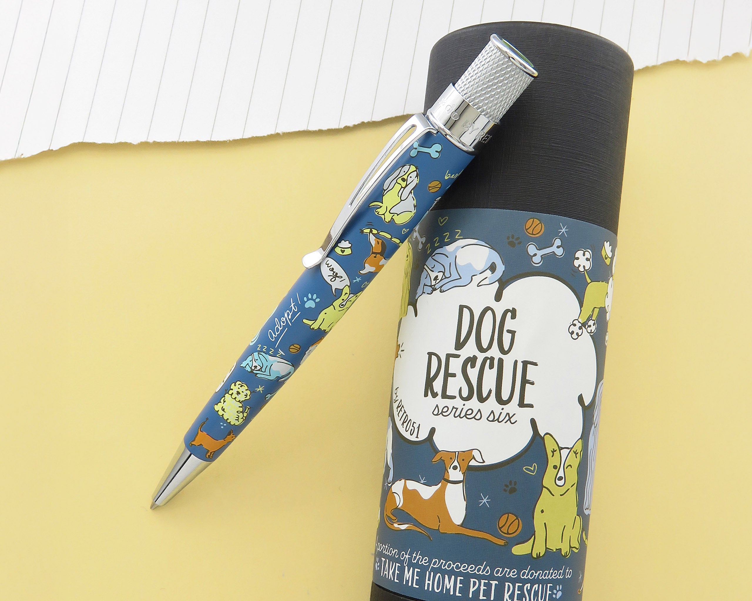 Retro51 Dog Rescue 6 Tornado™ Ballpoint Pen