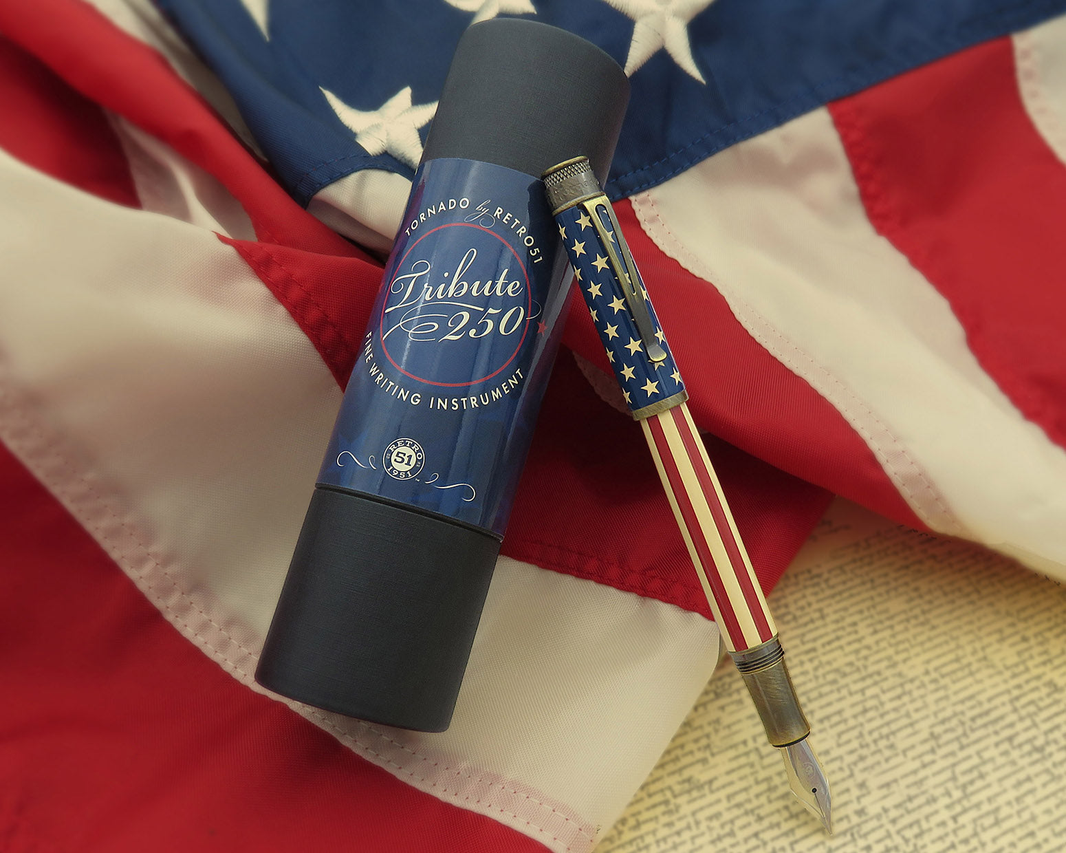 Retro51 Tribute 250 Flag Limited Edition Tornado™ Fountain Pen