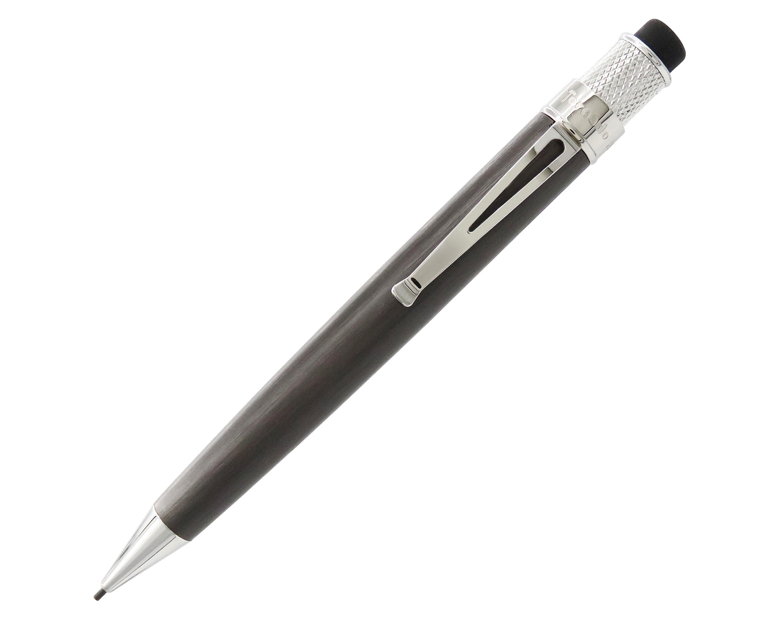 Retro51 Tornado™ Platinum Executive Black Nickel Pencil 1.15mm