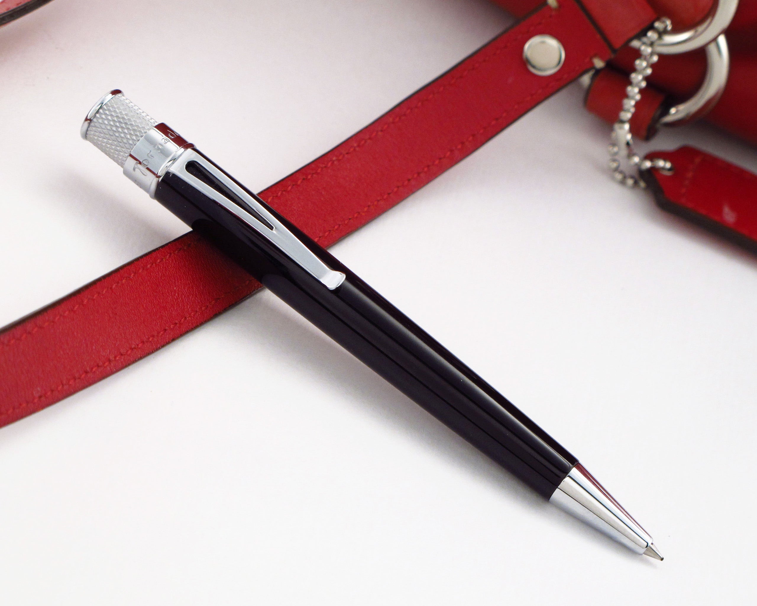 Retro51 Tornado™ Classic Lacquer Black Rollerball Pen