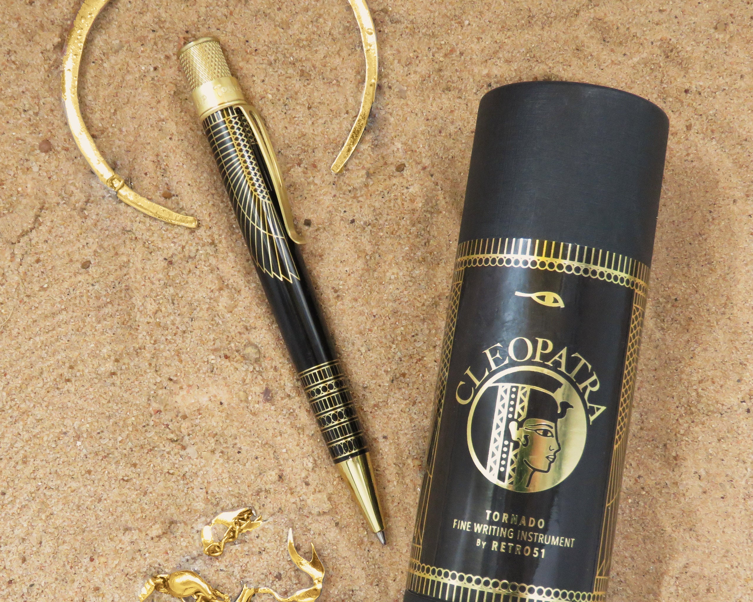 Retro51 Tornado™ Vintage Metalsmith Cleopatra Rollerball Pen