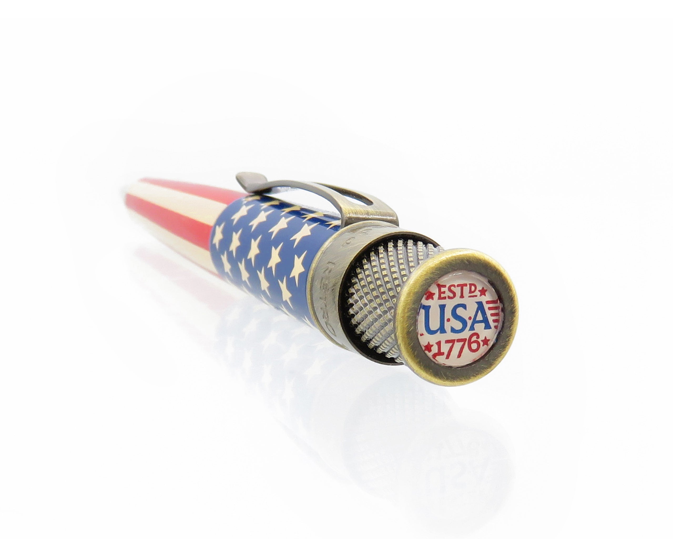 Retro51 Tornado™ Vintage Metalsmith Tribute 250 Flag Rollerball Pen