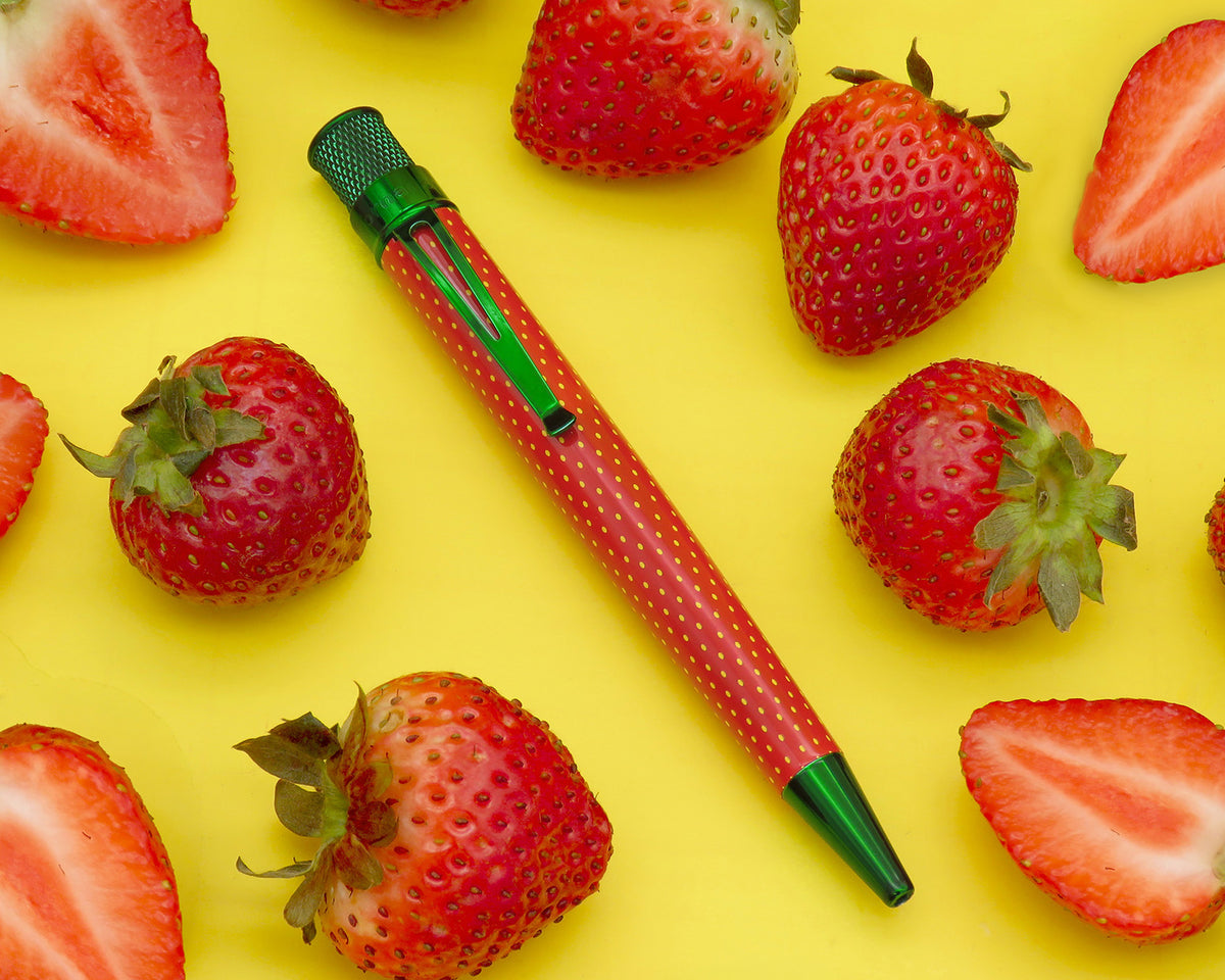 Retro51 Fruit Series Strawberry Tornado™ Rollerball Pen