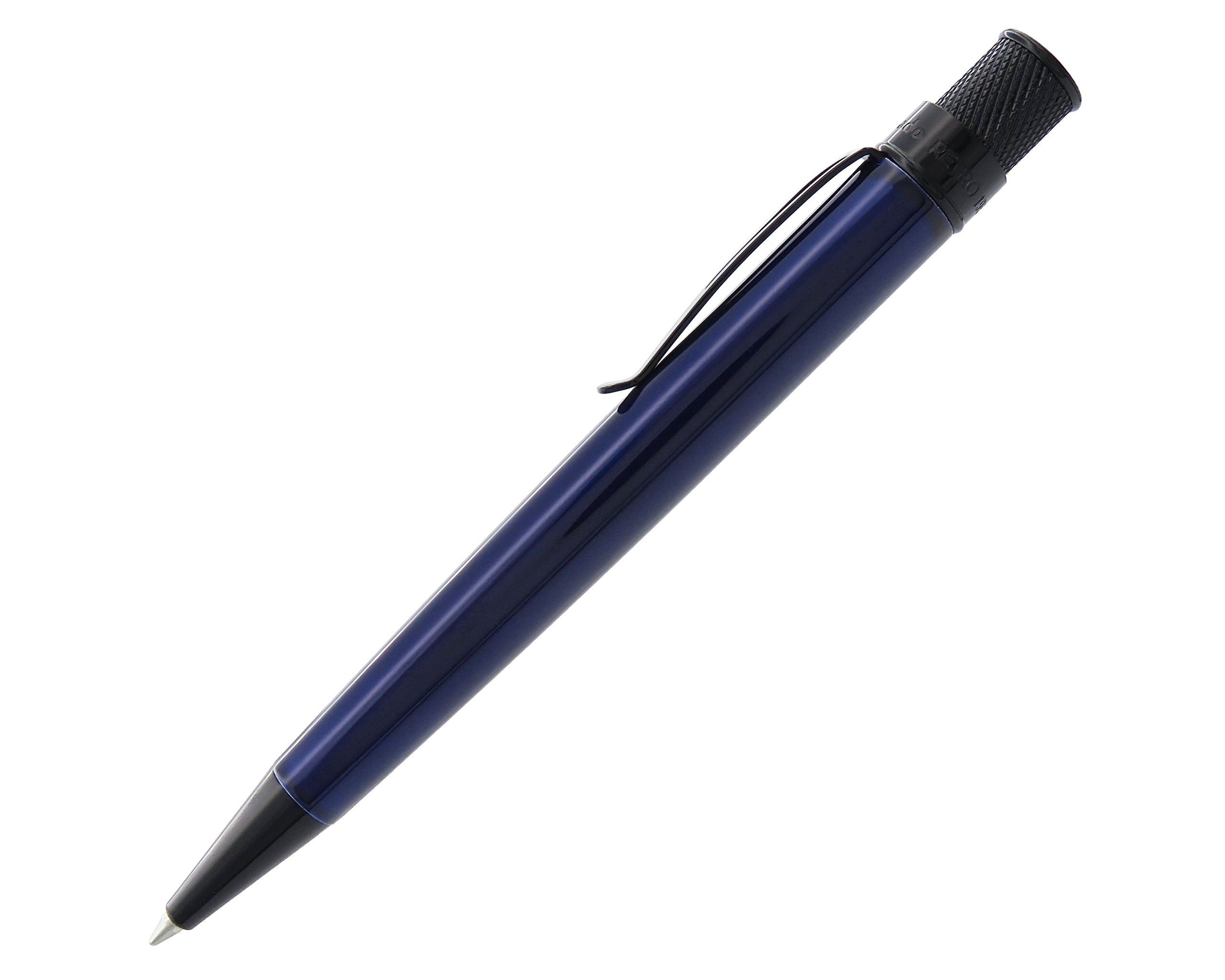 Retro51 Tornado™ Stealth Blue Black Rollerball Pen
