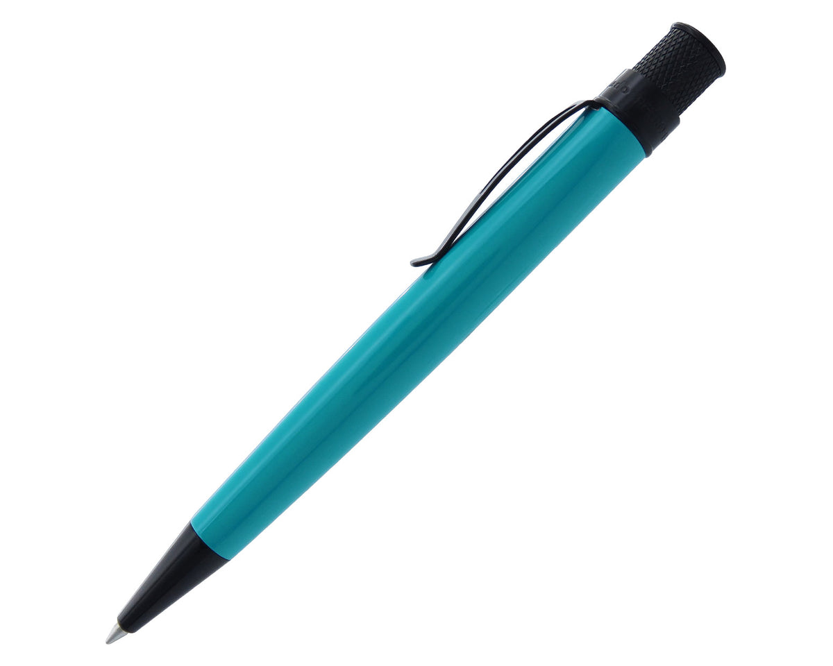 Retro51 Tornado™ Stealth Deep Aqua Rollerball Pen
