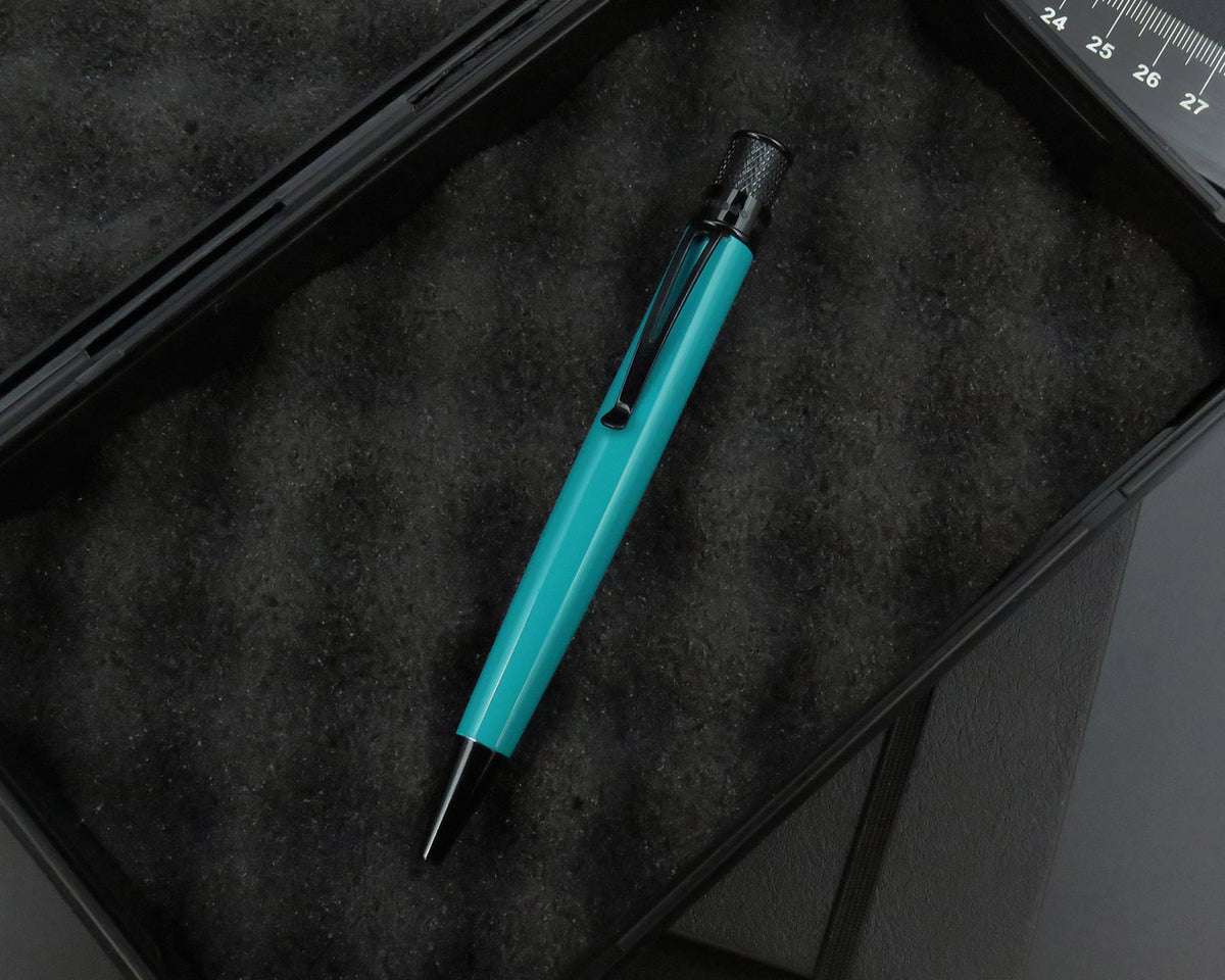 Retro51 Tornado™ Stealth Deep Aqua Rollerball Pen