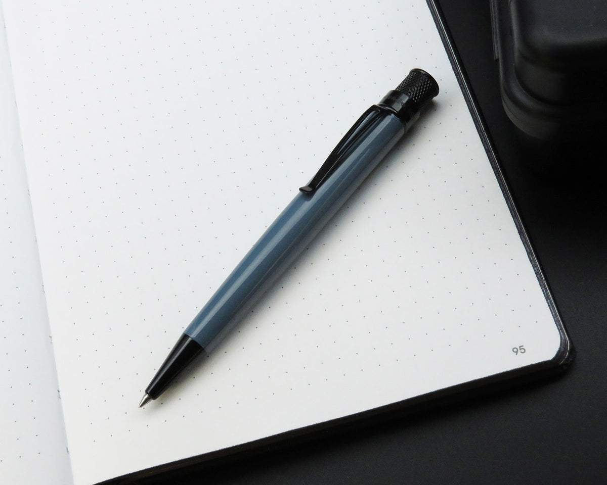 Retro51 Tornado™ Stealth Slate Blue Rollerball Pen