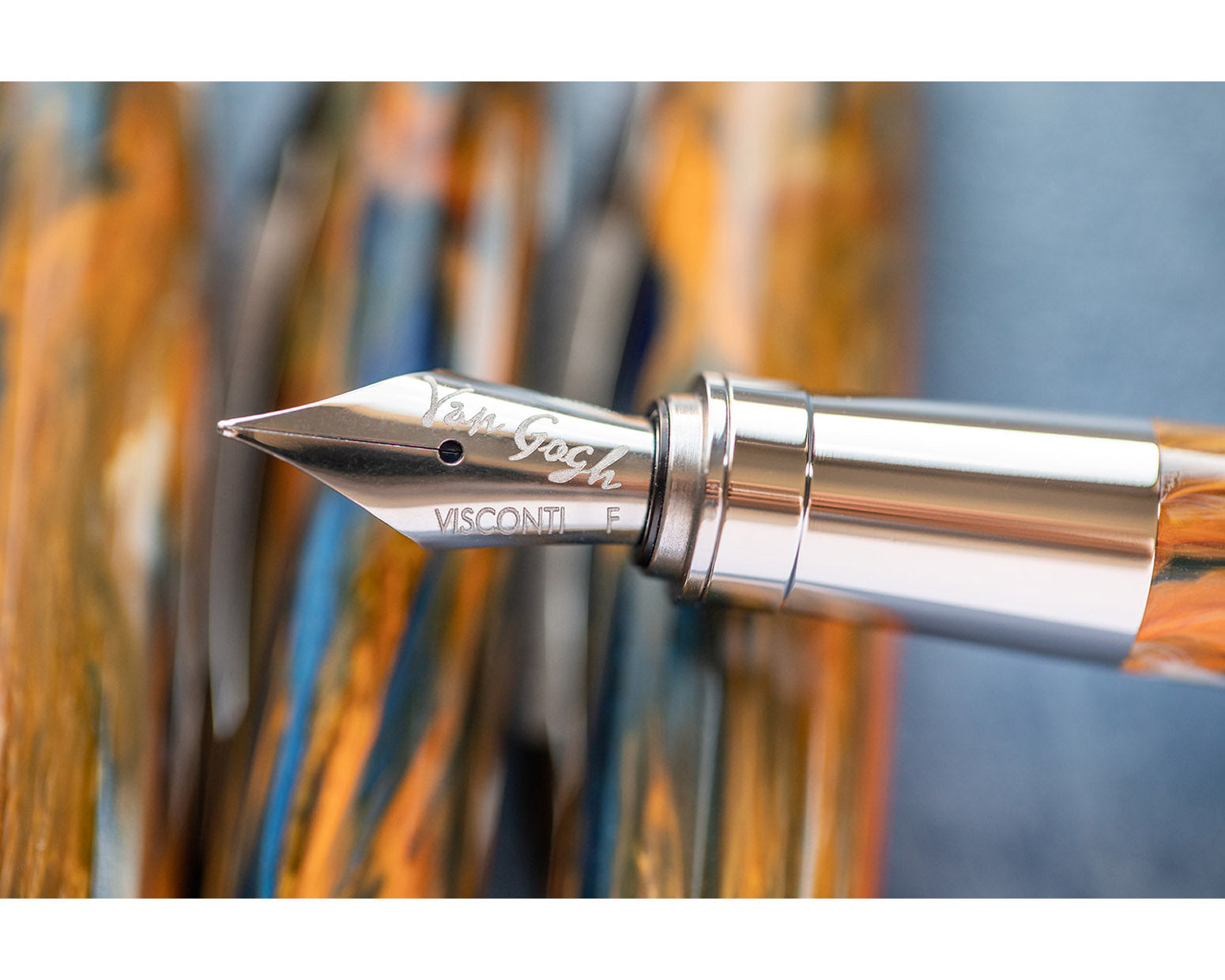 Visconti Van Gogh Impressionist Fountain Pen - Cafe Terrace Night