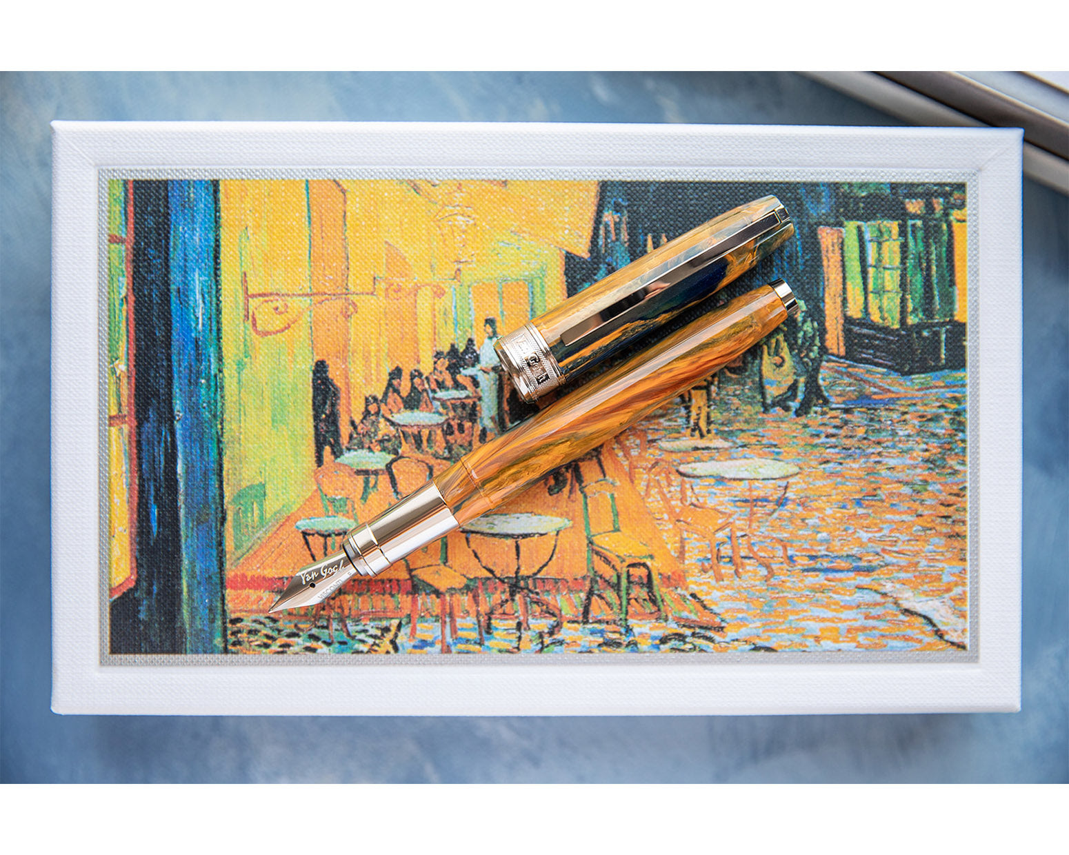 Visconti Van Gogh Impressionist Fountain Pen - Cafe Terrace Night