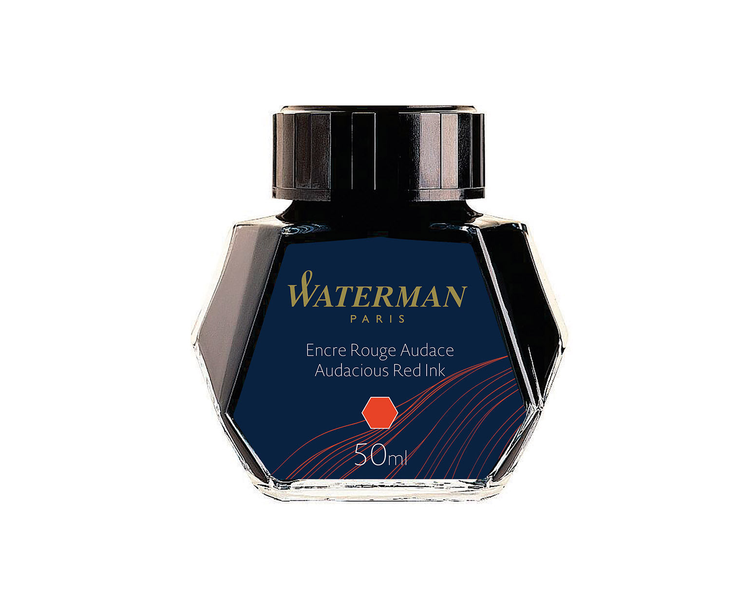 Waterman 50ml Bottled Ink - Audacious Red