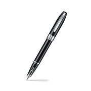 Sheaffer Legacy Glossy Black Fountain Pen with Inlaid Nib and Chrome-Plated Trim