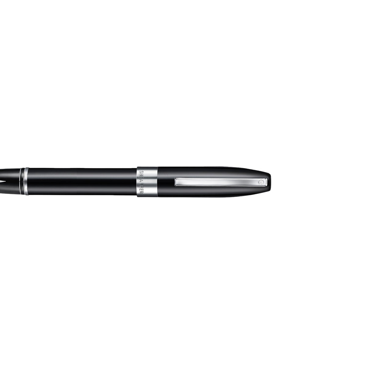 Sheaffer Legacy Glossy Black Fountain Pen with Inlaid Nib and Chrome-Plated Trim