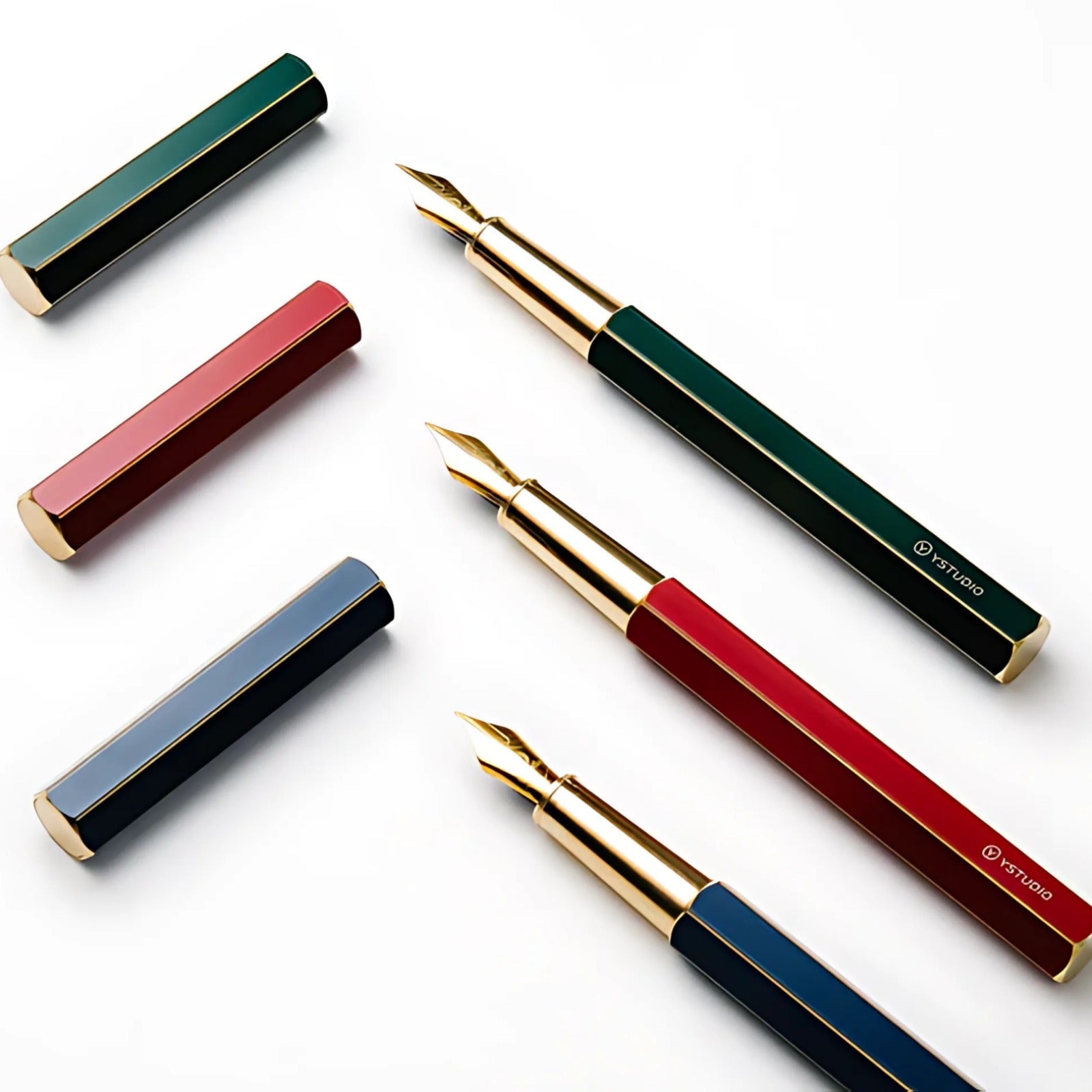 YStudio Classic Revolve Fountain Pen - Green