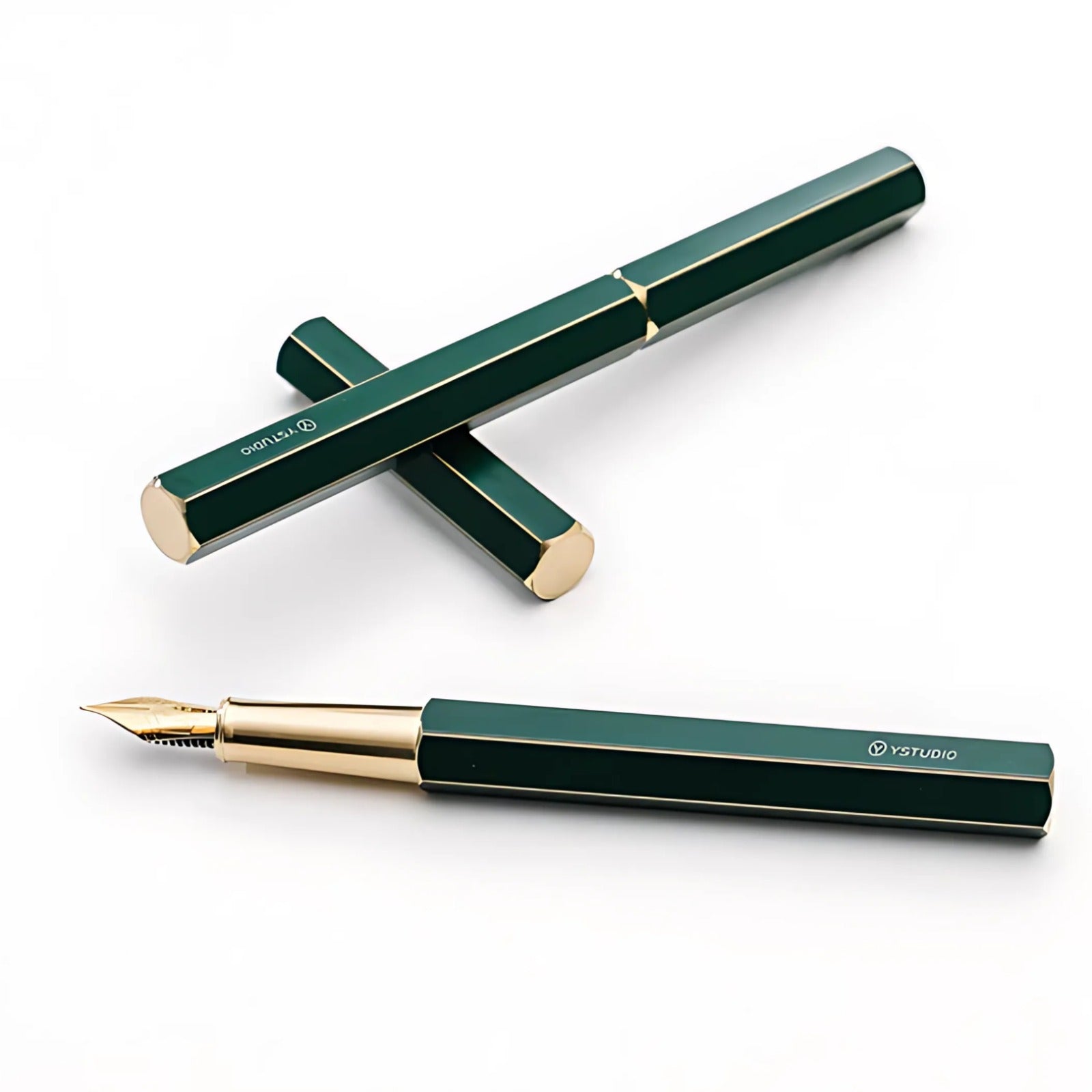 YStudio Classic Revolve Fountain Pen - Green