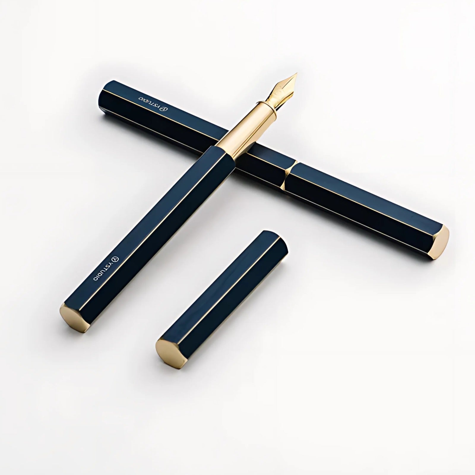 YStudio Classic Revolve Fountain Pen - Blue