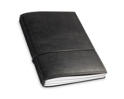 X17 Notes A5 Leather Notebook - Black