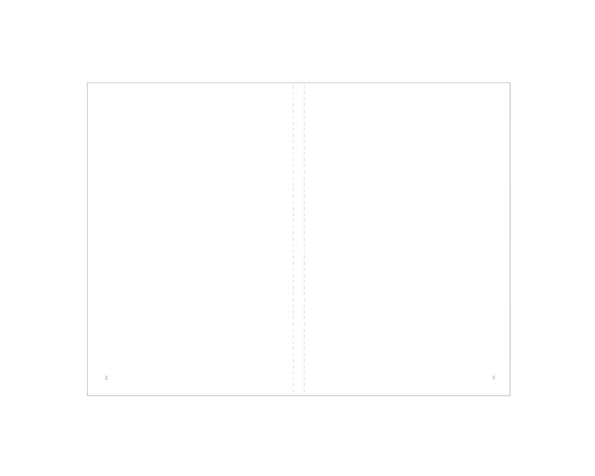 X17 Notes A6 Notebook Refills - Plain - 2 Pack
