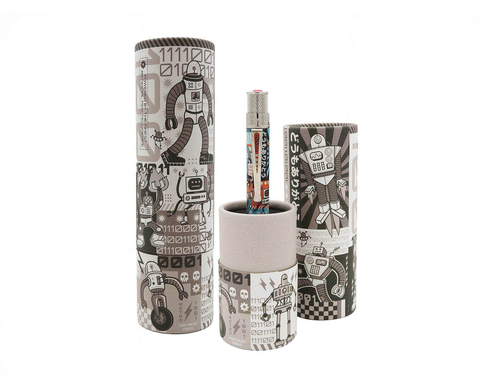 Retro51 Popper R0B0T01 Tornado™ Rollerball Pen