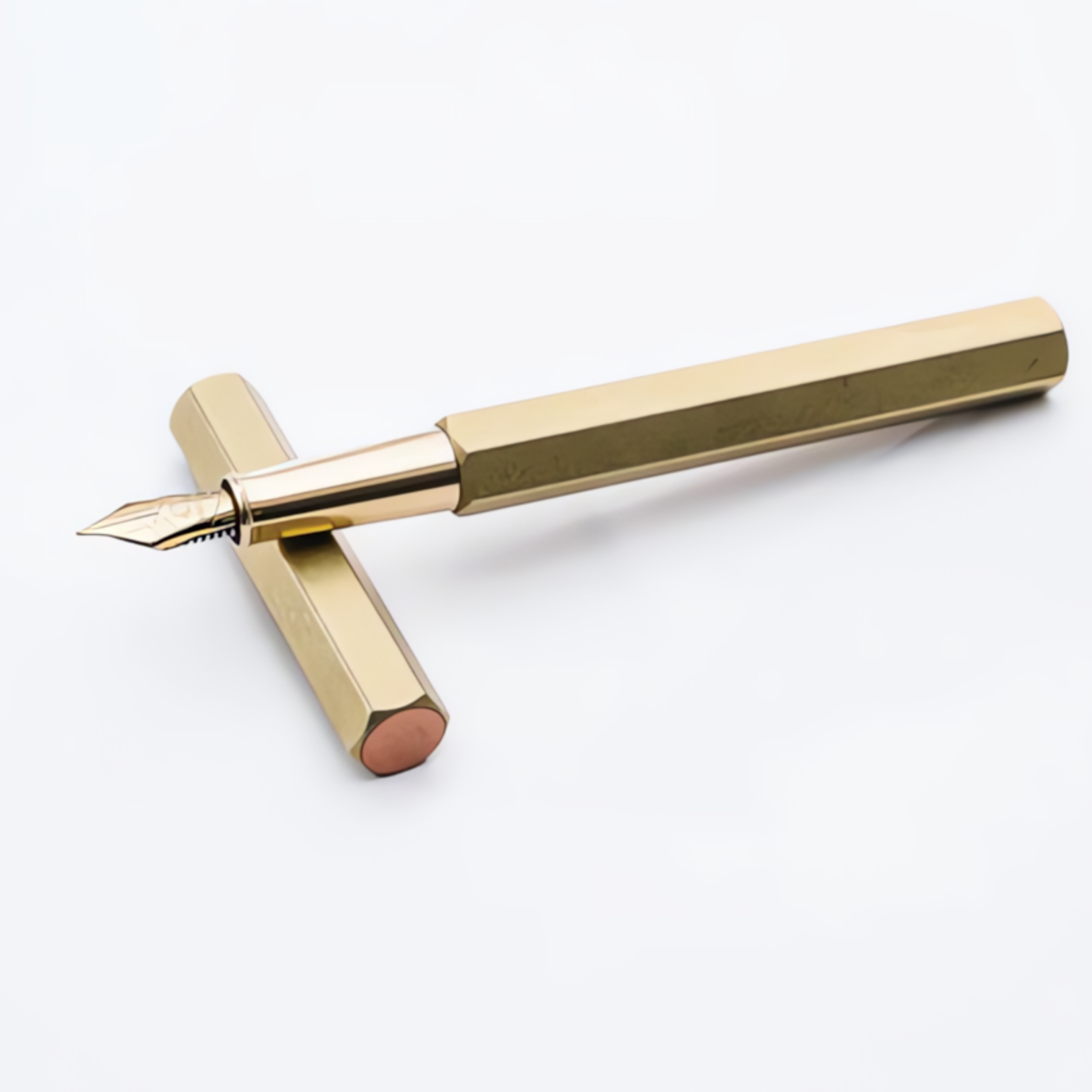 YStudio Classic Revolve Fountain Pen - Brass