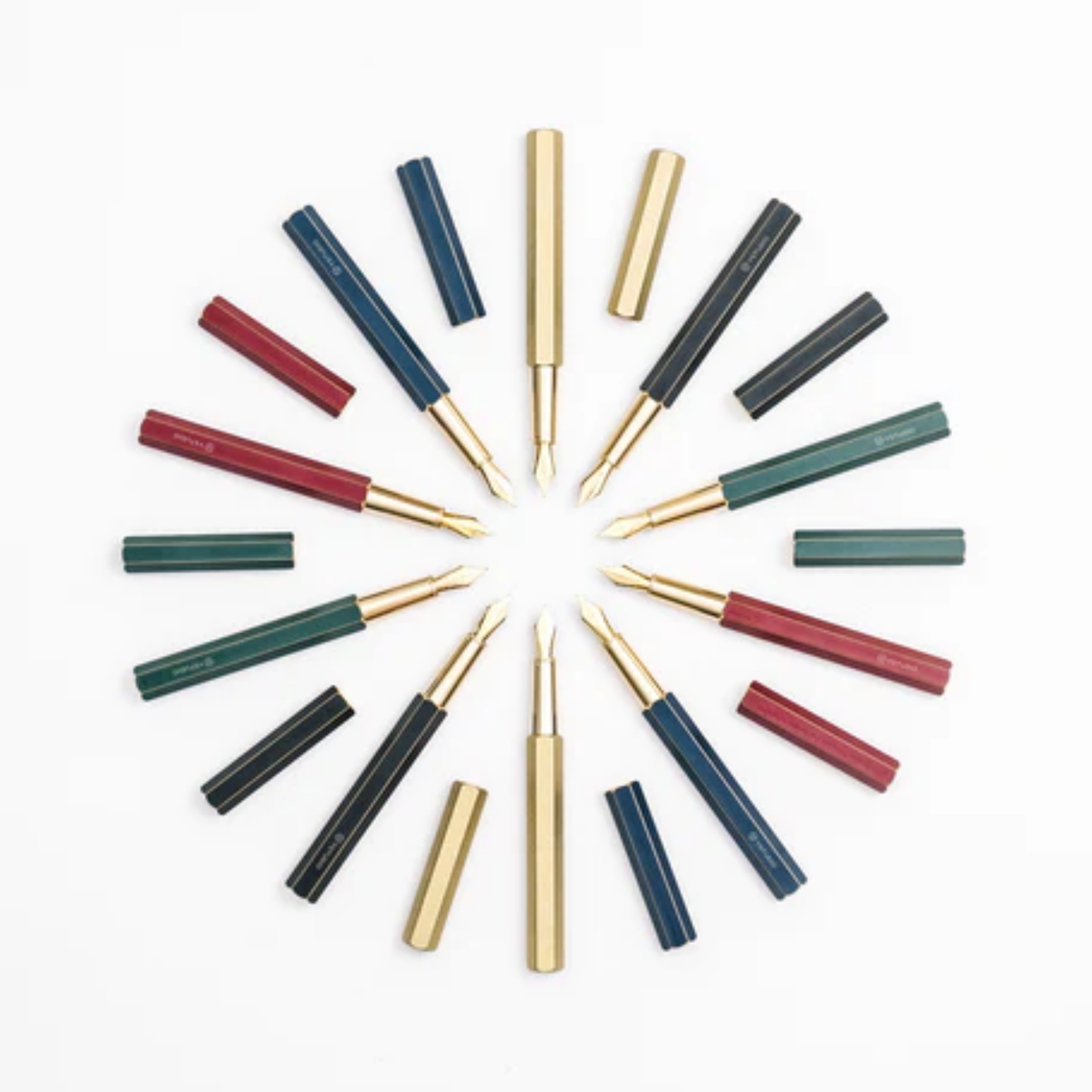 YStudio Classic Revolve Fountain Pen - Brass