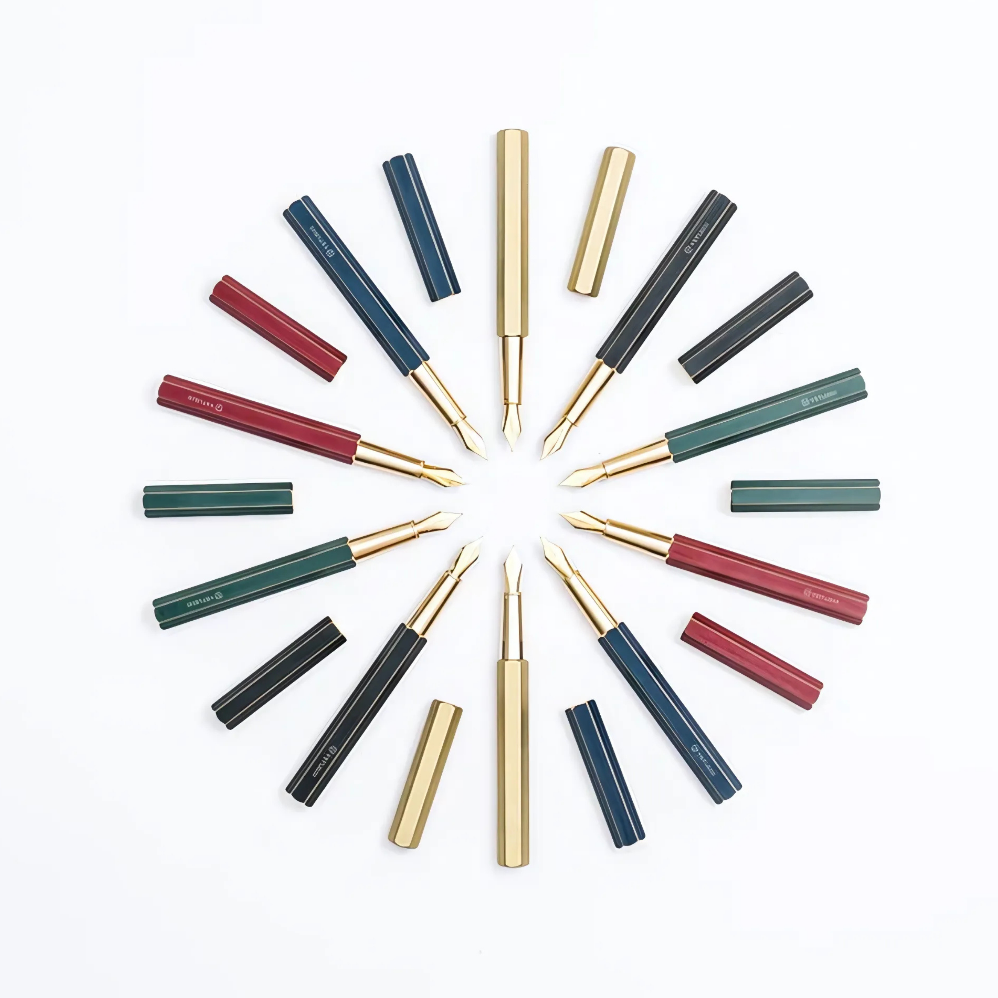 YStudio Classic Revolve Fountain Pen - Red