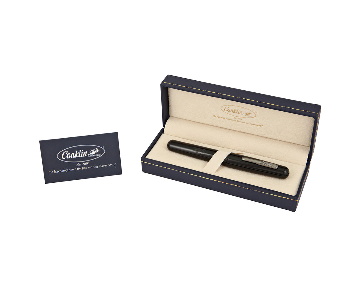 Conklin All American Raven Black Fountain Pen