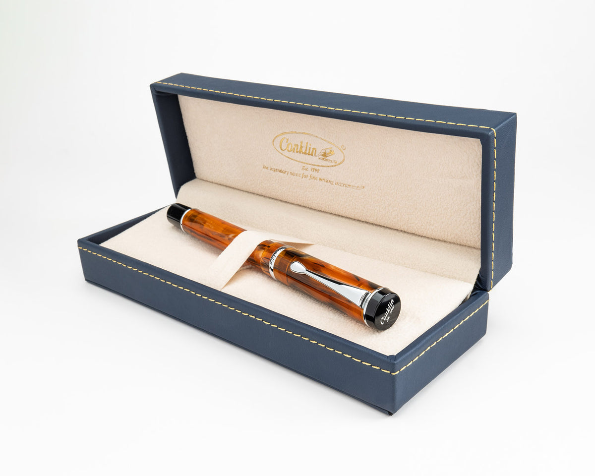 Conklin Duragraph Amber Fountain Pen