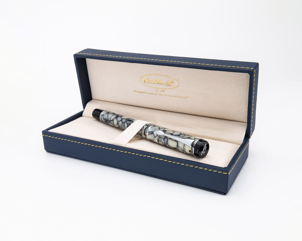 Conklin Duragraph Cracked Ice Fountain Pen