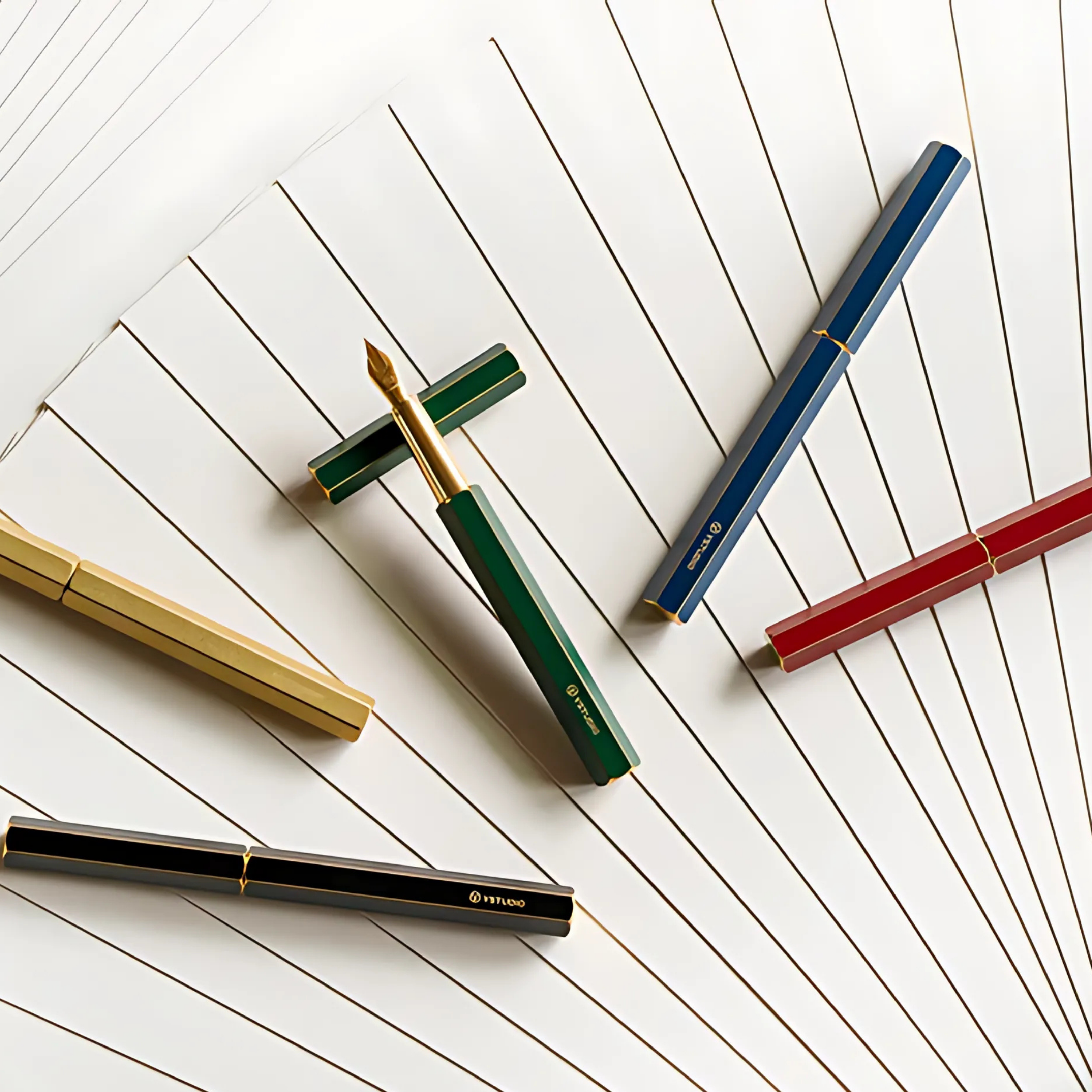 YStudio Classic Revolve Fountain Pen - Black