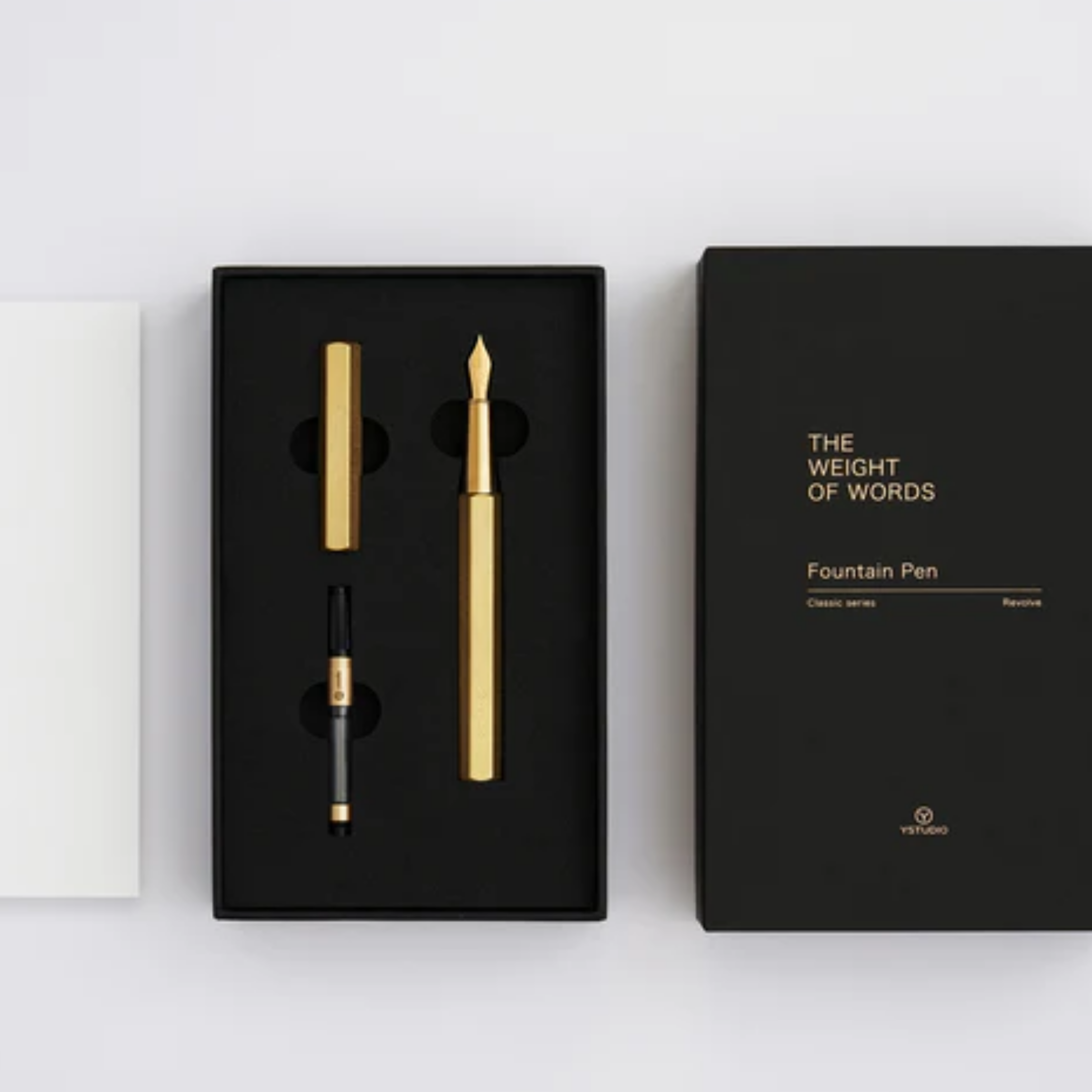 YStudio Classic Revolve Fountain Pen - Black