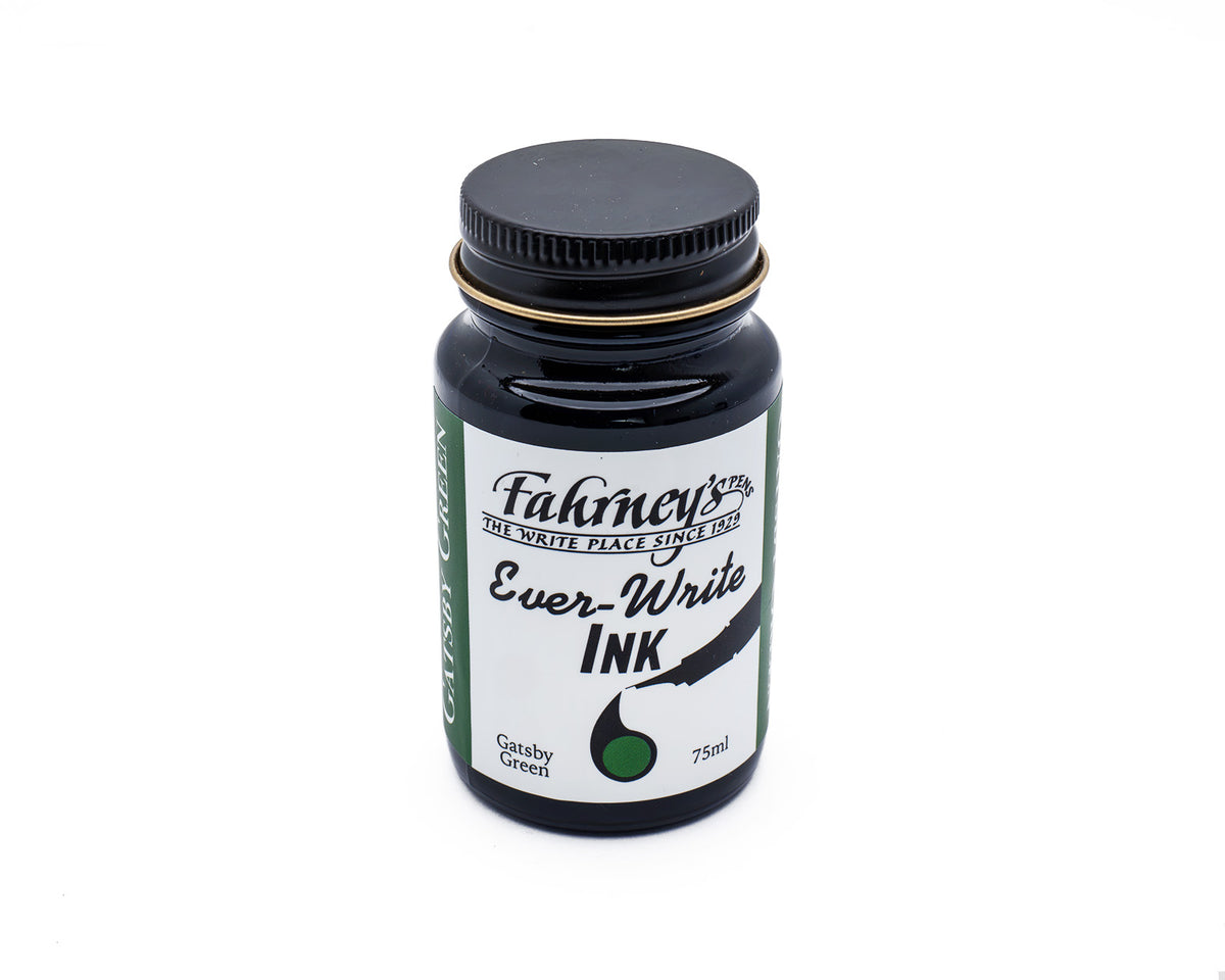 Fahrney's Ever Write 75ml Bottle Ink - Gatsby Green