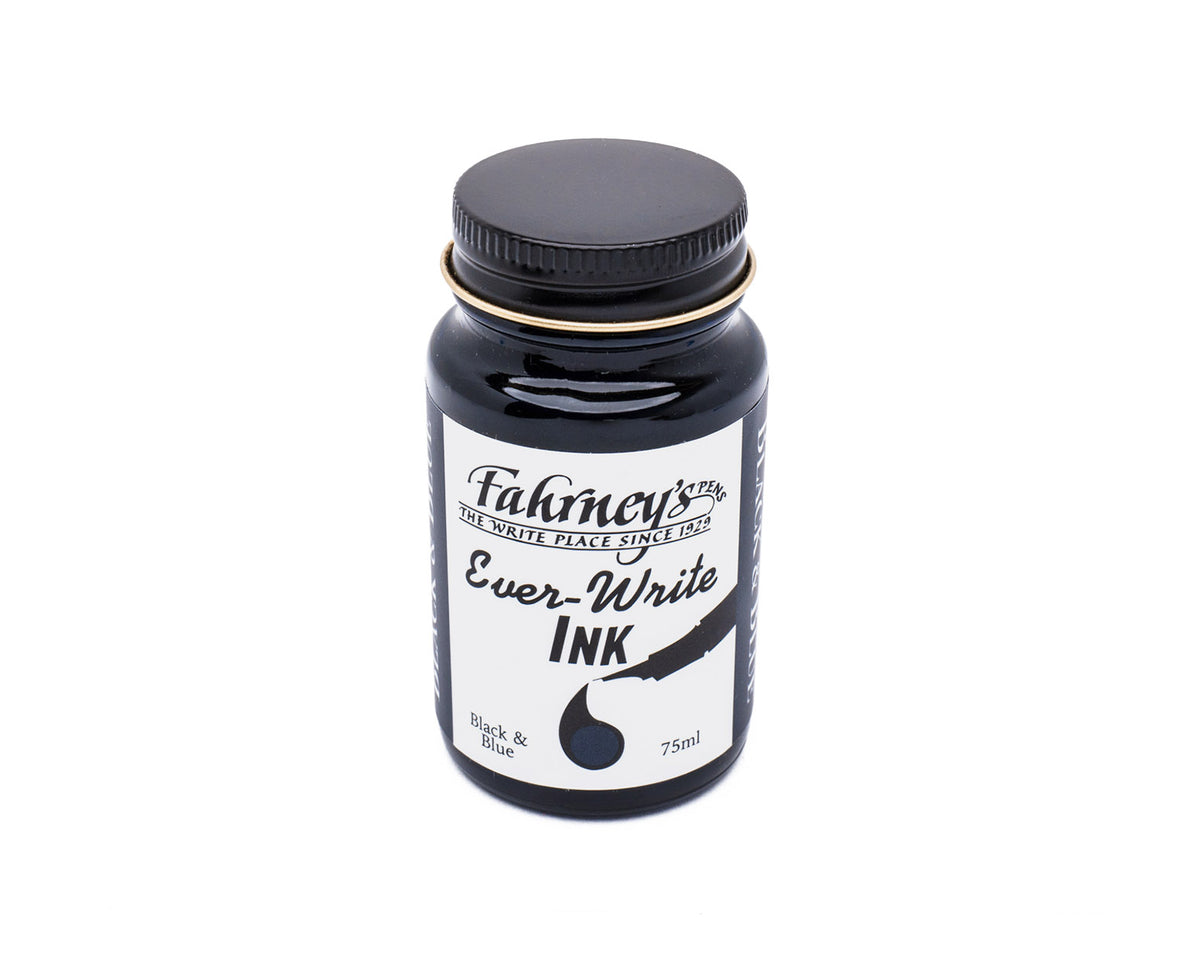 Fahrney's Ever Write 75ml Bottle Ink - Blue Black