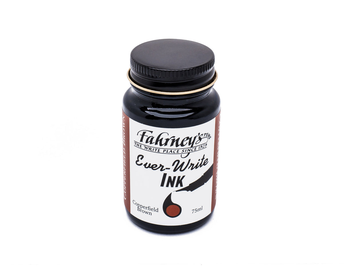 Fahrney's Ever Write 75ml Bottle Ink - Copperfield Brown