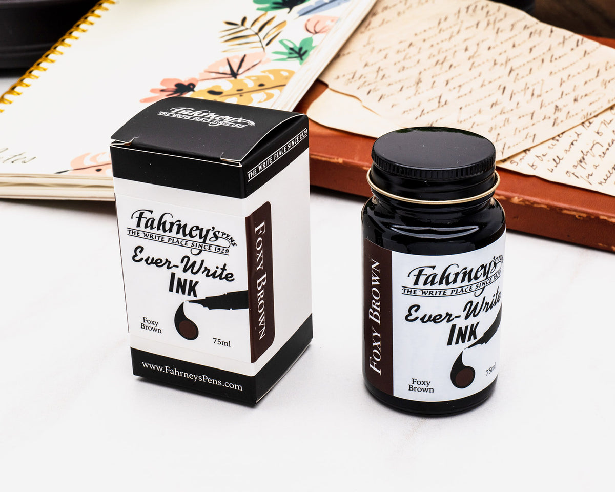 Fahrney's Ever Write 75ml Bottle Ink - Foxy Brown
