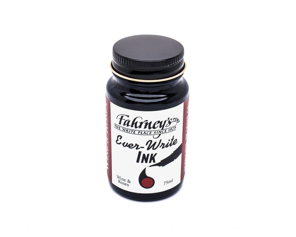 Fahrney's Ever Write 75ml Bottle Ink - Wine & Rose