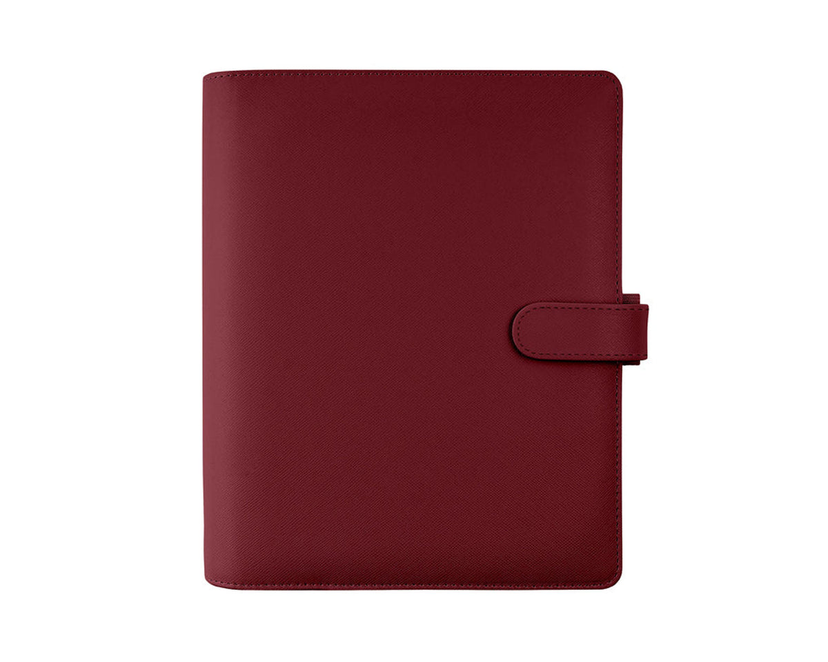 Filofax Saffiano A5 Organizer - Modular - Dark Cherry