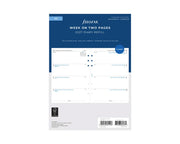 Filofax A5 Week on Two Pages 2027 Multilanguage Refill