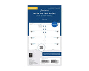 Filofax Personal Week on Two Pages 2026 Refill
