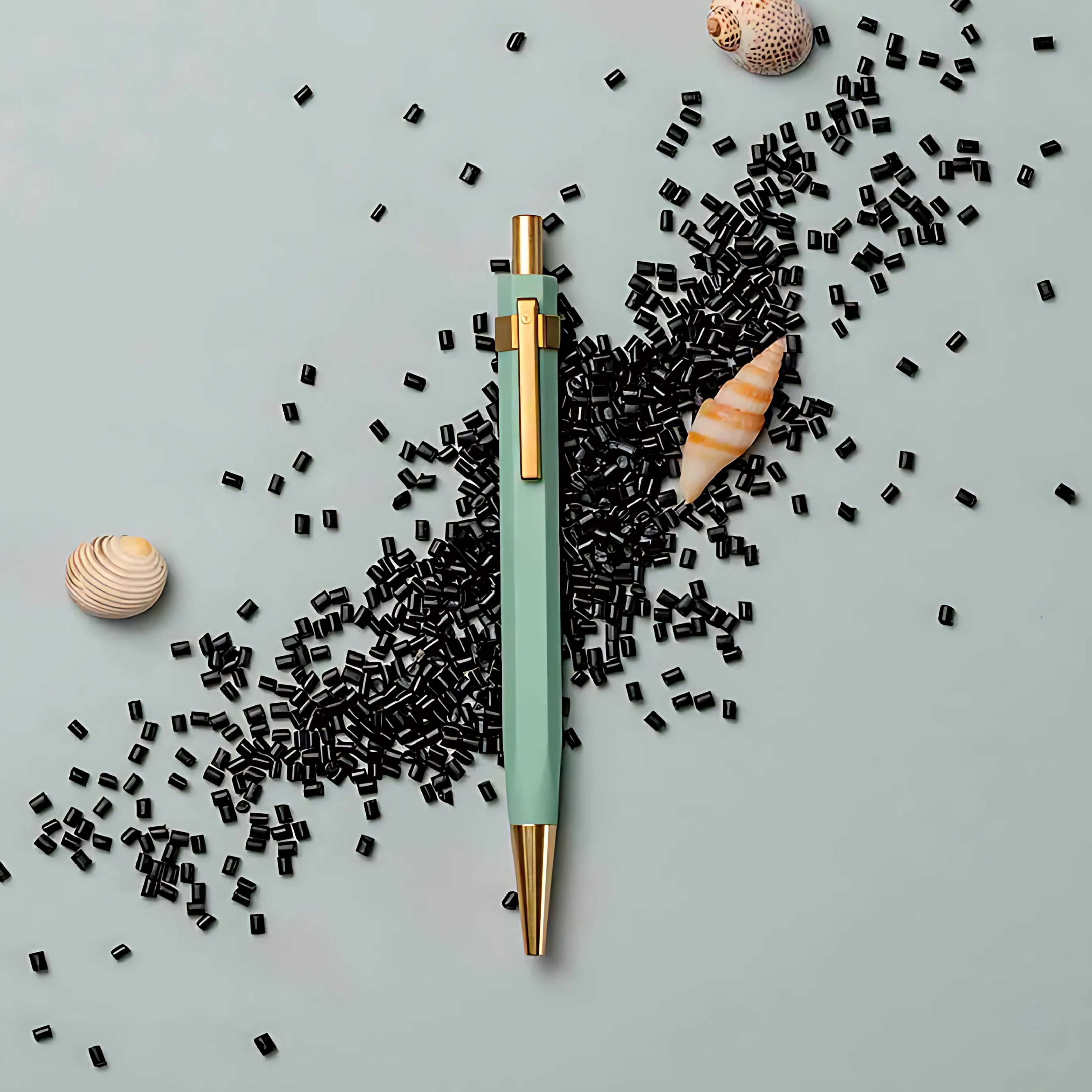 YStudio Glamour Evolve - Ocean Sustainable Ballpoint Pen - Teal Green
