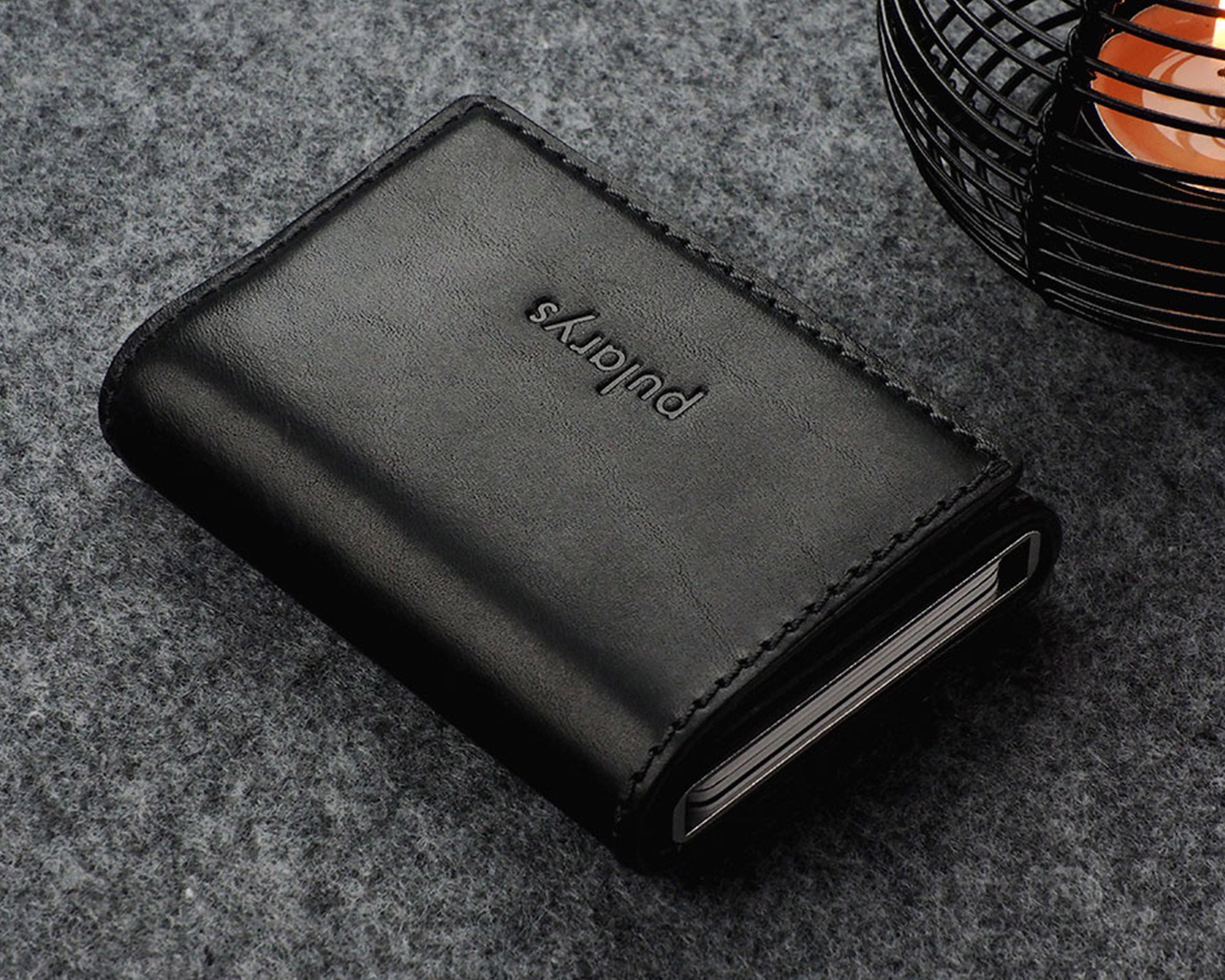 Pularys BOSTO Wallet - Nomad Leather in Black