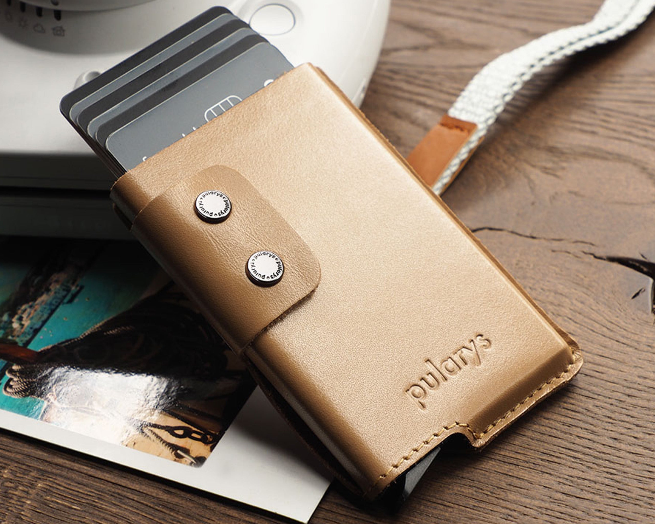Pularys FUNKY Wallet - Italia Leather in Beige