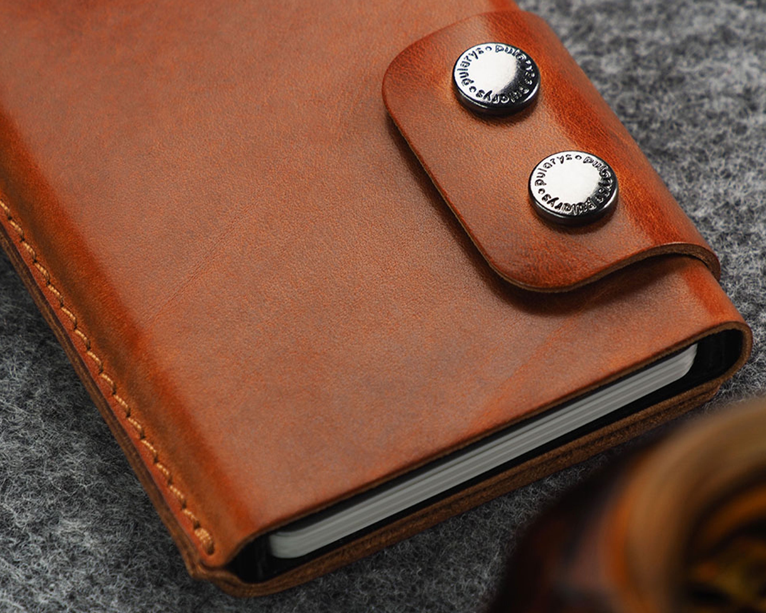 Pularys FUNKY Wallet - Nomad Leather in Cognac
