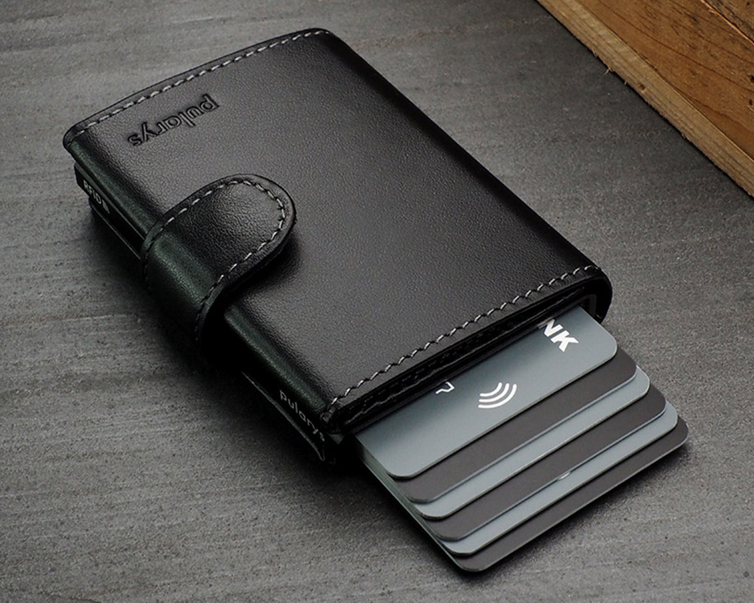 Pularys SOHO Wallet - Italia Leather in Black