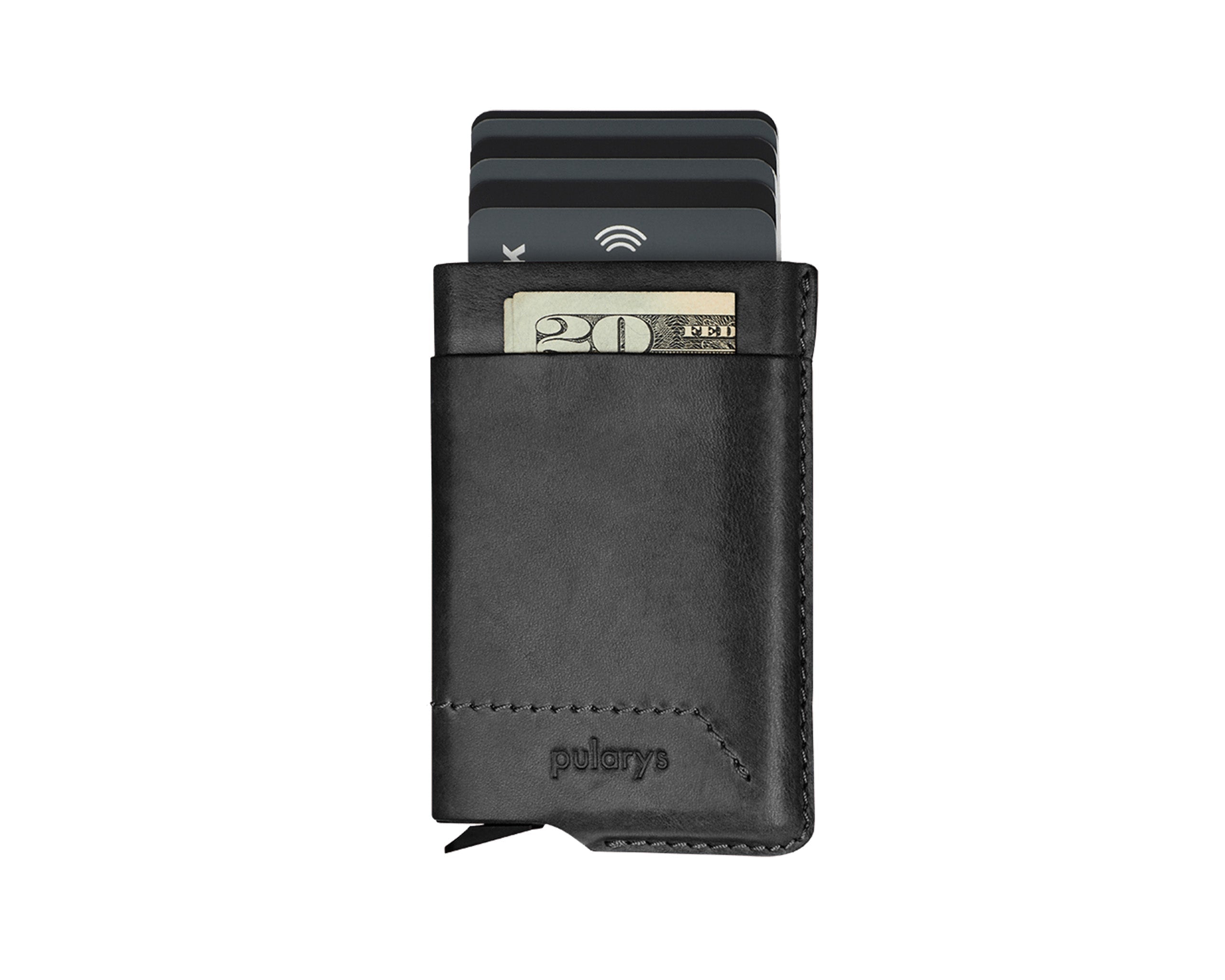 Pularys GOBI Wallet - Nomad Leather in Black