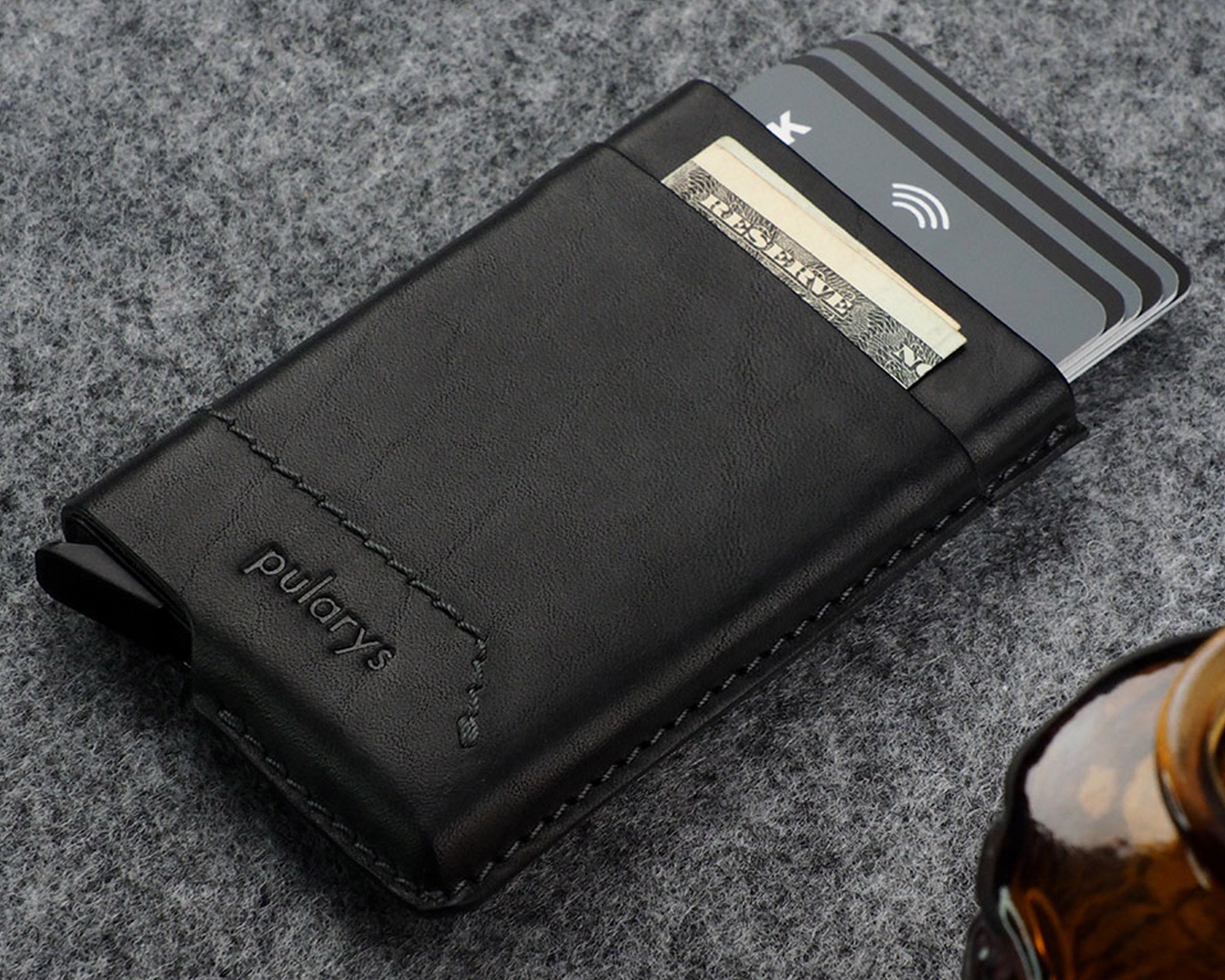 Pularys GOBI Wallet - Nomad Leather in Black