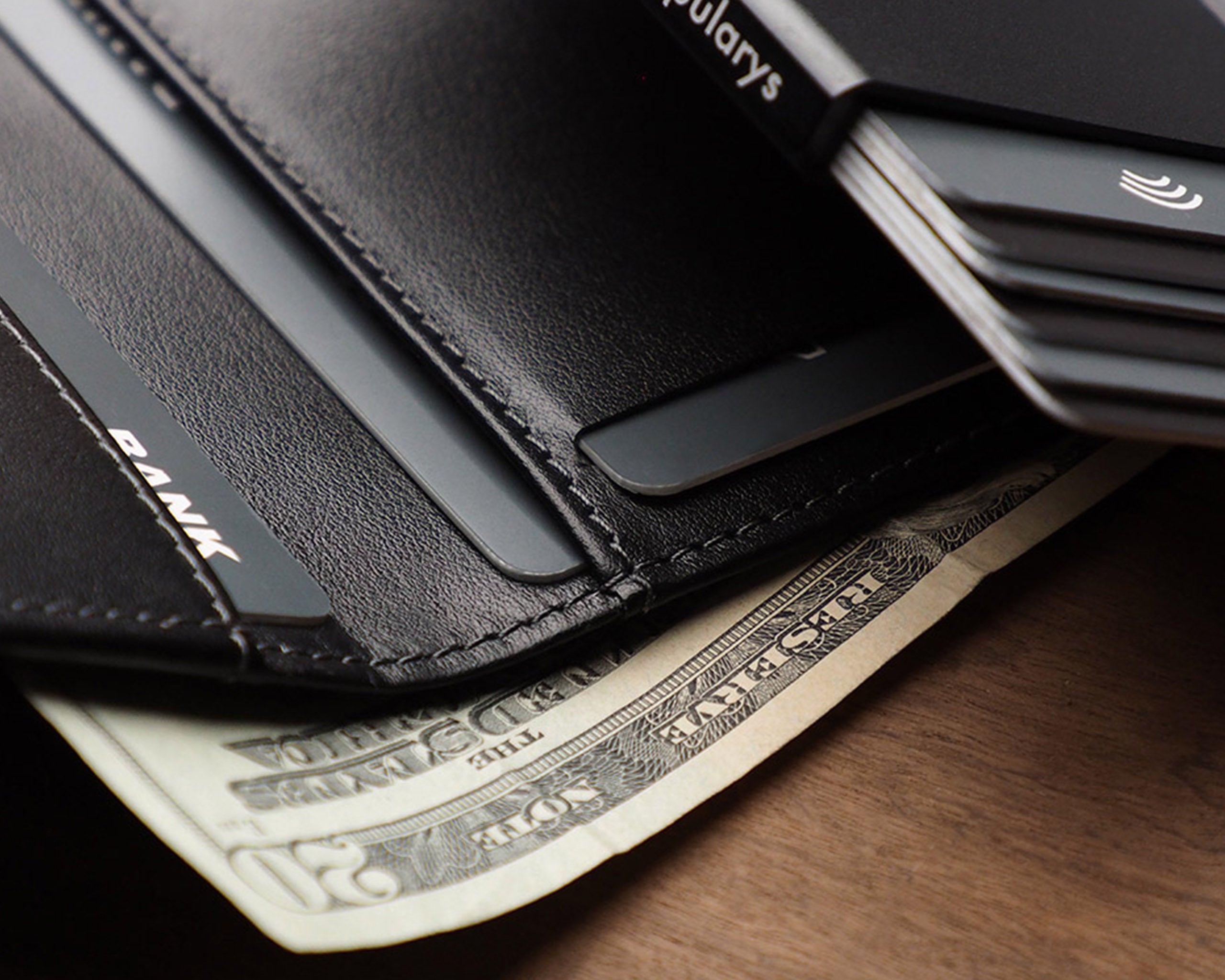 Pularys BOSTO Wallet - Italia Leather in Black