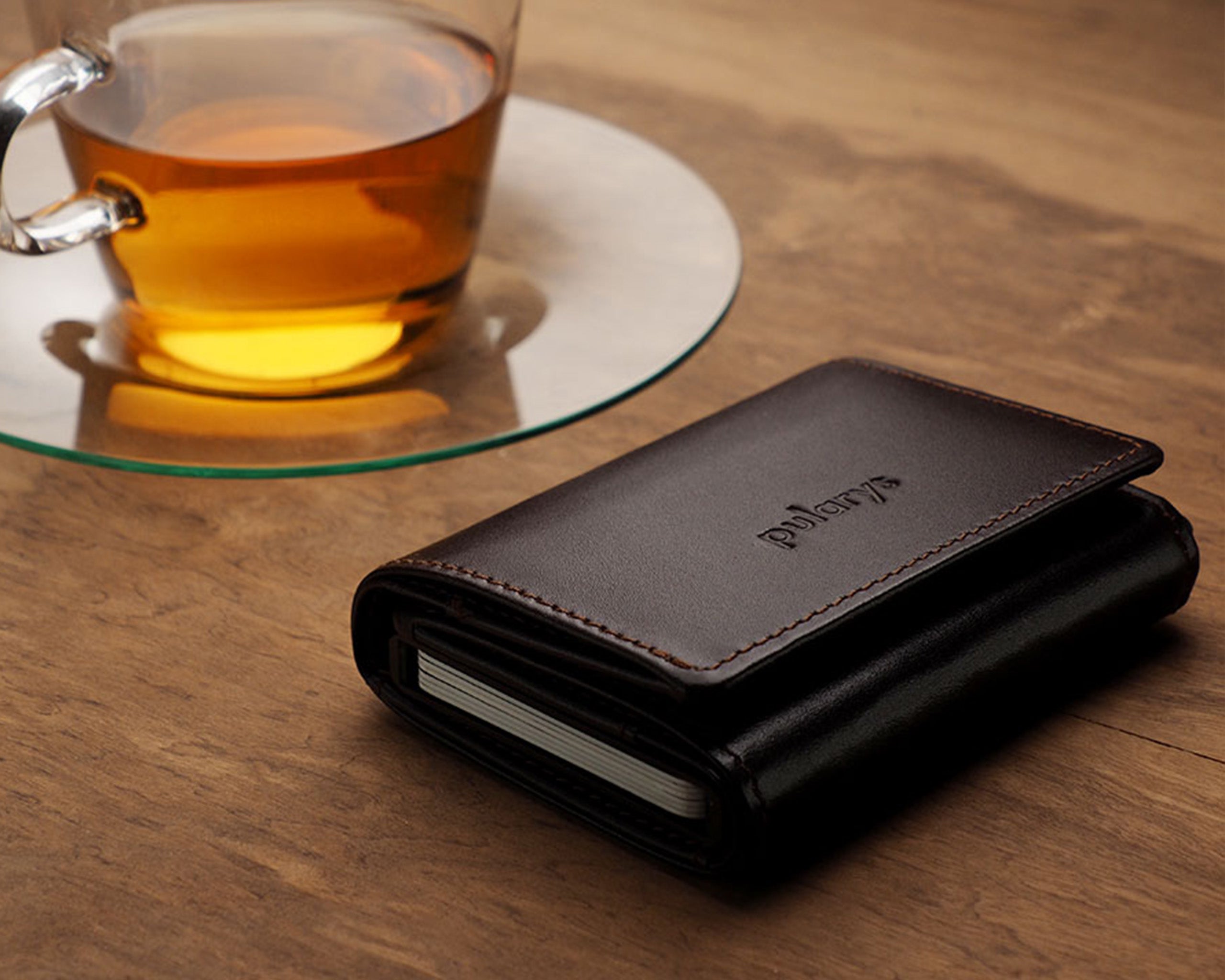 Pularys BOSTO Wallet - Italia Leather in Brown