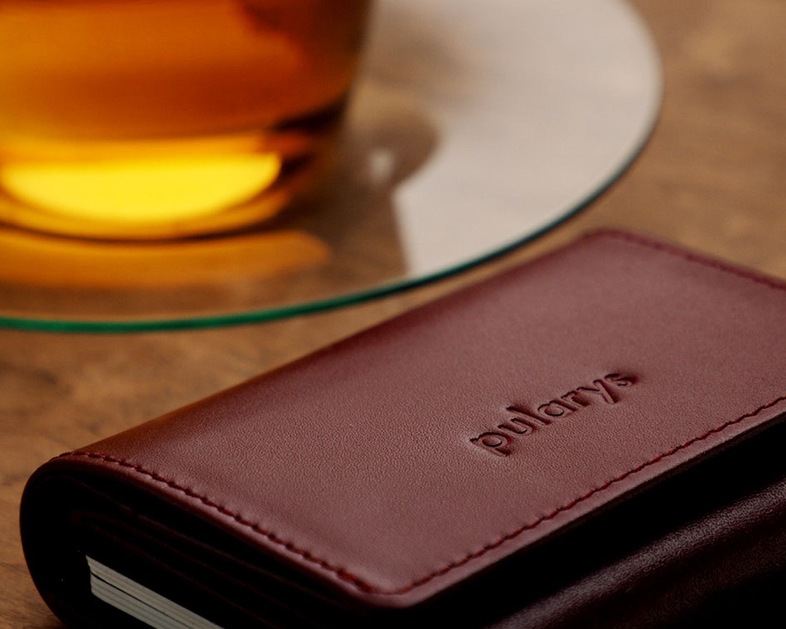 Pularys BOSTO Wallet - Italia Leather in Cherry